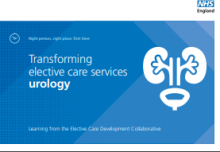 Transforming elective care services urology: Learning from the Elective Care Development Collaborative